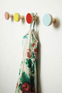 wooden wall hooks by chocolate creative home accessories