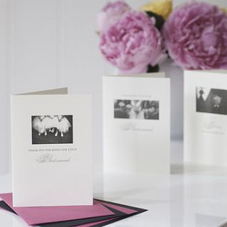wedding thank you cards by oh so cherished