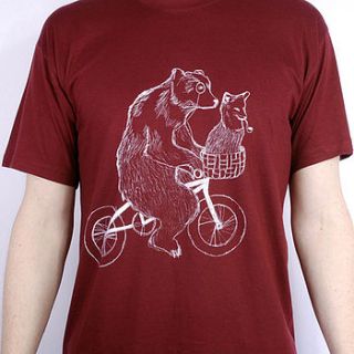 bear phone home t shirt by don't feed the bears