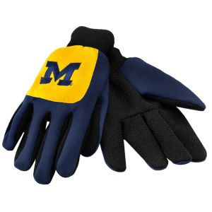 Michigan Wolverines Forever Collectibles Color Block Utility Gloves