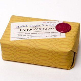 Fairfax & King by Found Goods Market Bar Soap 9 oz, Black Pepper Amber  Bath Soaps  Beauty