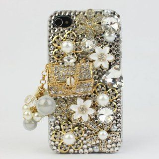 Nova Case 3D Bling Crystal iPhone Case for AT&T Verizon Sprint Apple iPhone 4/4S CoCo Bag and Flower Cell Phones & Accessories
