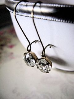 vintage german glass earrings by gama