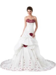 Topwedding Sweetheart Taffeta Ball Gown with Rhinestoned Embroidery