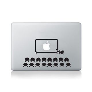 space invader class decal for macbook by vinyl revolution