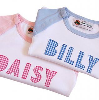 personalised kids t shirt by frogs+sprogs