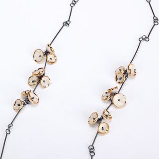 eighteen dome long necklace by rose ellen cobb