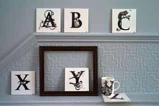 alphabet tiles by roost living