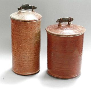 hand thrown storage jar by parade mews pottery