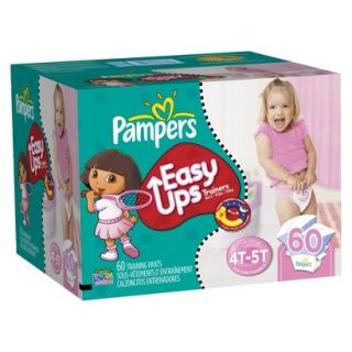 Pampers Easy Ups Girls Training Pants Super Pack   Size 4T/5T (60 Count)