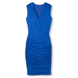 Mossimo Womens Cross Over Dress   Parrish Blue L