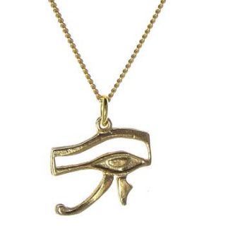 eye of horus necklace by black pearl