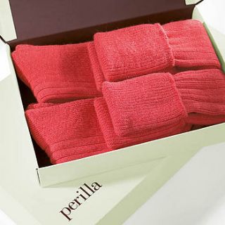 giftbox of two pairs of country socks by perilla