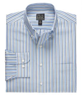 Traveler Long Sleeve Patterned Cotton Buttondown Sportshirt JoS. A. Bank