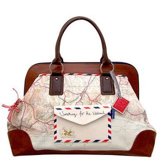 'airmail' style overnight bag by this is pretty