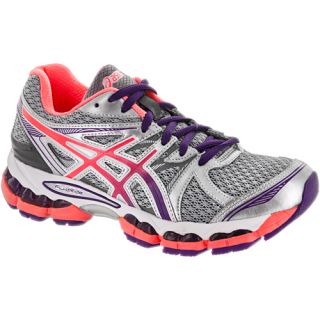ASICS GEL Evate 2 ASICS Womens Running Shoes Titanium/Purple/Coral