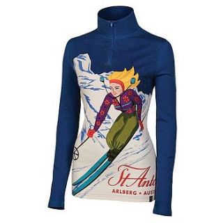 women's st anton print base layer by mayfair & fifth