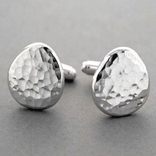 ripple pebble cufflinks by latham & neve