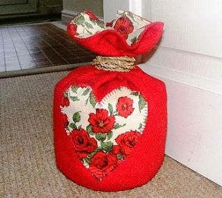 handmade vintage style doorstop by wild seed