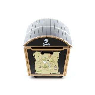 Guidecraft Pirate Treasure Chest Toy Box