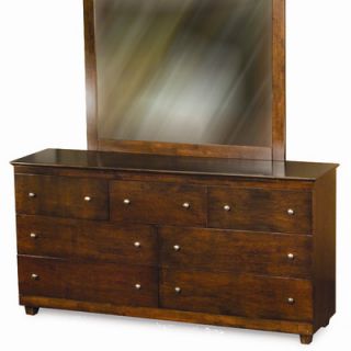Atlantic Furniture Miami 7 Drawer Dresser with Mirror