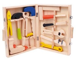 wooden tool box by planet apple