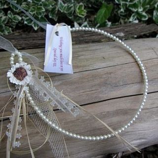 personalised rustic bridal lucky horseshoe by bunny loves evie