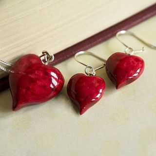 red heart jewellery by cairn wood design