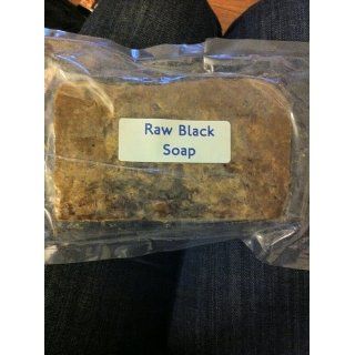 Raw African Black Soap from Ghana 1 Lb  Bath Soaps  Beauty