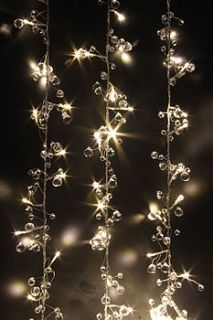clear crystal led light chain by country cream