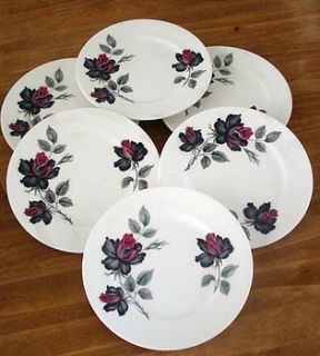 royal albert bone china vintage tea plates by once upon a tea cup