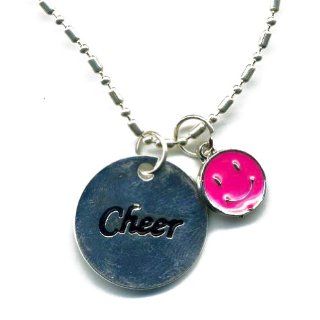 Cheer Happy Face Necklace  Sports Fan Necklaces  Sports & Outdoors