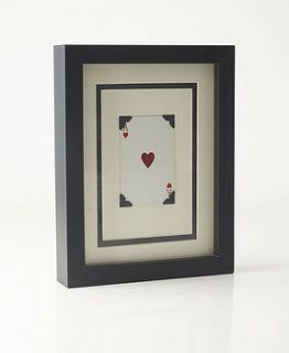 valentine's vintage playing card frames by vintage playing cards