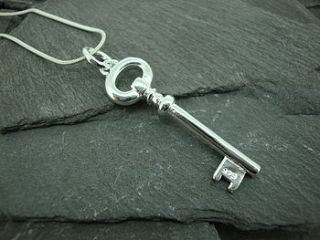 vintage silver key pendant by summer and silver