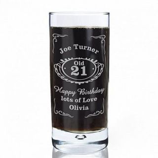 personalised whisky tumbler by the letteroom