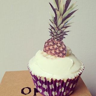 pineapple cake toppers by mcdonough & davies