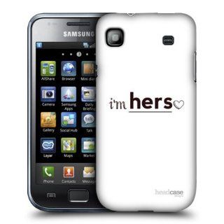 Head Case Designs Im Hers His Plus Her Design Back Case For Samsung Galaxy S I9000 I9001 Cell Phones & Accessories