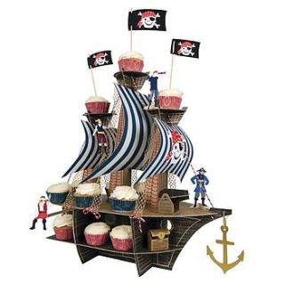 ahoy there pirate ship centrepiece by posh totty designs interiors