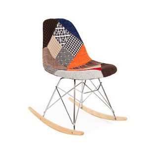 chair, eames style, rocking chair, retro by ciel