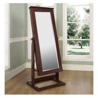 Powell Marquis Cherry Cheval Jewelry Armoire Mirror