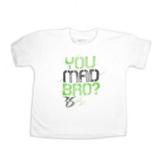Richard Sherman Seattle Seahawks Toddler's YOU MAD BRO? T Shirt Toddler 4T White Clothing