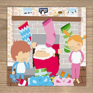 children's christmas cards multipack by showler and showler