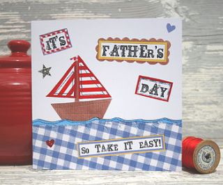 'it's father's day' greeting card by the writing bureau