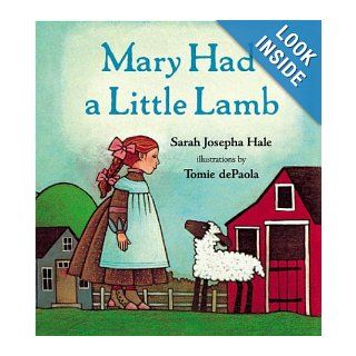 Mary Had a Little Lamb (9780399242212) sarah josepha hale, Tomie dePaola Books