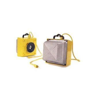 Woodhead 8565F MH Wide Area Light, Wet Location, HID Lighting, Feed Through Outlet, 70W Lamp Wattage, MH70 Lamp Type, 10ft Cord Length Portable Work Lights