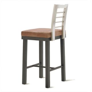 Amisco Counter Height Bar Stool   Tracy 24 Stainless Steel