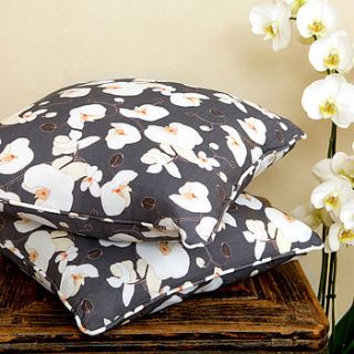 orchid cushion by emily burningham