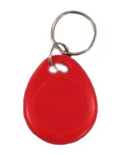 HID Compatible RED Proximity Key Fobs (100)  Key Tags And Chains 