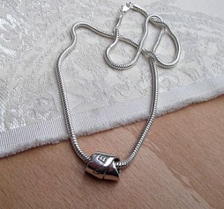 personalised infinity knot necklace by claire gerrard designs