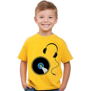 personalised music dj t shirt by flaming imp